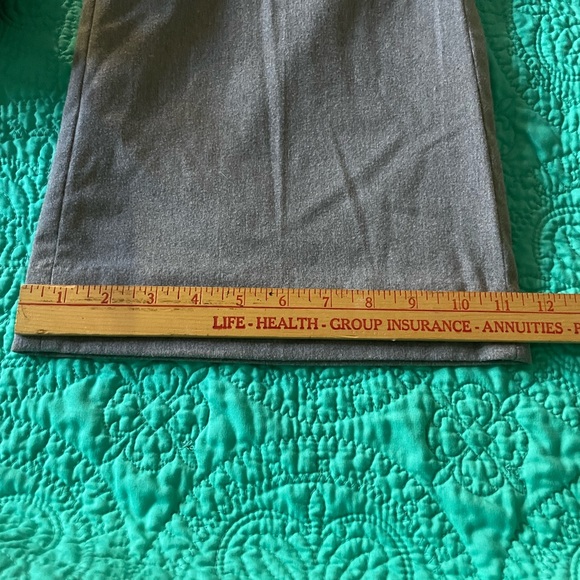 Banana Republic - Grey bootcut dress pants 14 x 32.5 - Picture 8 of 8